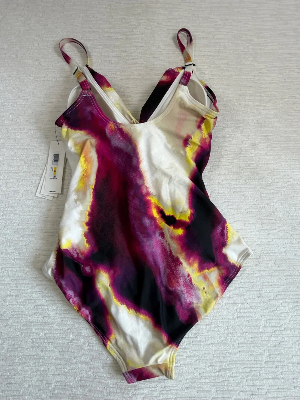 DKNY DKNY Surplice V-neck One-Piece  Swimsuit NWT - Picture 5 of 6